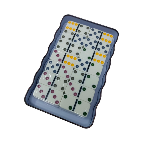 Domino con estuche de metal