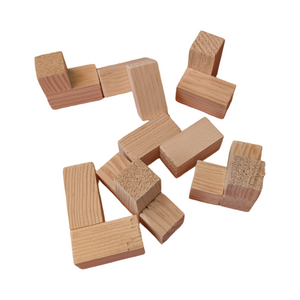 Cubo soma de madera
