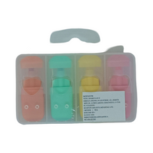 Cargar imagen en el visor de la galería, Mini marcatextos resaltador pastel 4pzs de bolsillo