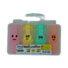 Cargar imagen en el visor de la galería, Mini marcatextos resaltador pastel 4pzs de bolsillo