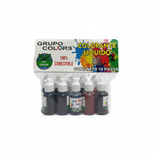 Cargar imagen en el visor de la galería, Colorante Líquido en Gotero (10 ml) – Grupo Colors