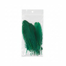 Cargar imagen en el visor de la galería, Plumas de Gallo Pintadas 15 a 20 cm (Bolsa con 10 Piezas)