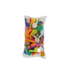 Cargar imagen en el visor de la galería, Bolsa de Silbatos de Plástico Multicolor para Fiestas y Posadas