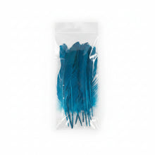 Cargar imagen en el visor de la galería, Plumas de Gallo Pintadas 15 a 20 cm (Bolsa con 10 Piezas)