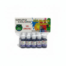 Cargar imagen en el visor de la galería, Colorante Líquido en Gotero (10 ml) – Grupo Colors