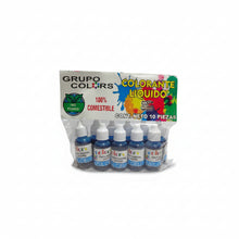 Cargar imagen en el visor de la galería, Colorante Líquido en Gotero (10 ml) – Grupo Colors