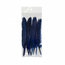 Cargar imagen en el visor de la galería, Plumas de Gallo Pintadas 15 a 20 cm (Bolsa con 10 Piezas)