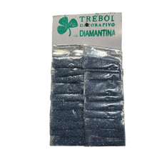 Cargar imagen en el visor de la galería, Cartón Exhibidor con 20 Sobres de Diamantina C-15 | Marca Trébol