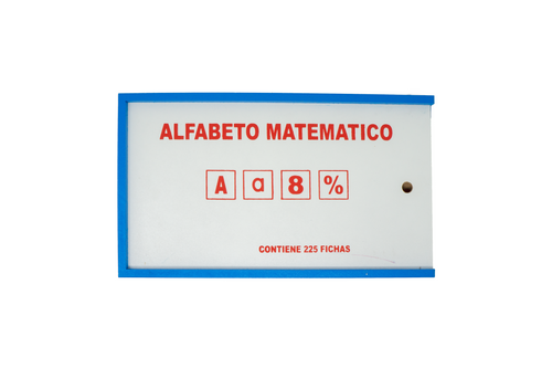 Alfabeto móvil de madera numérico