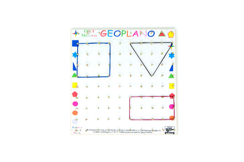 Geoplano de madera grande