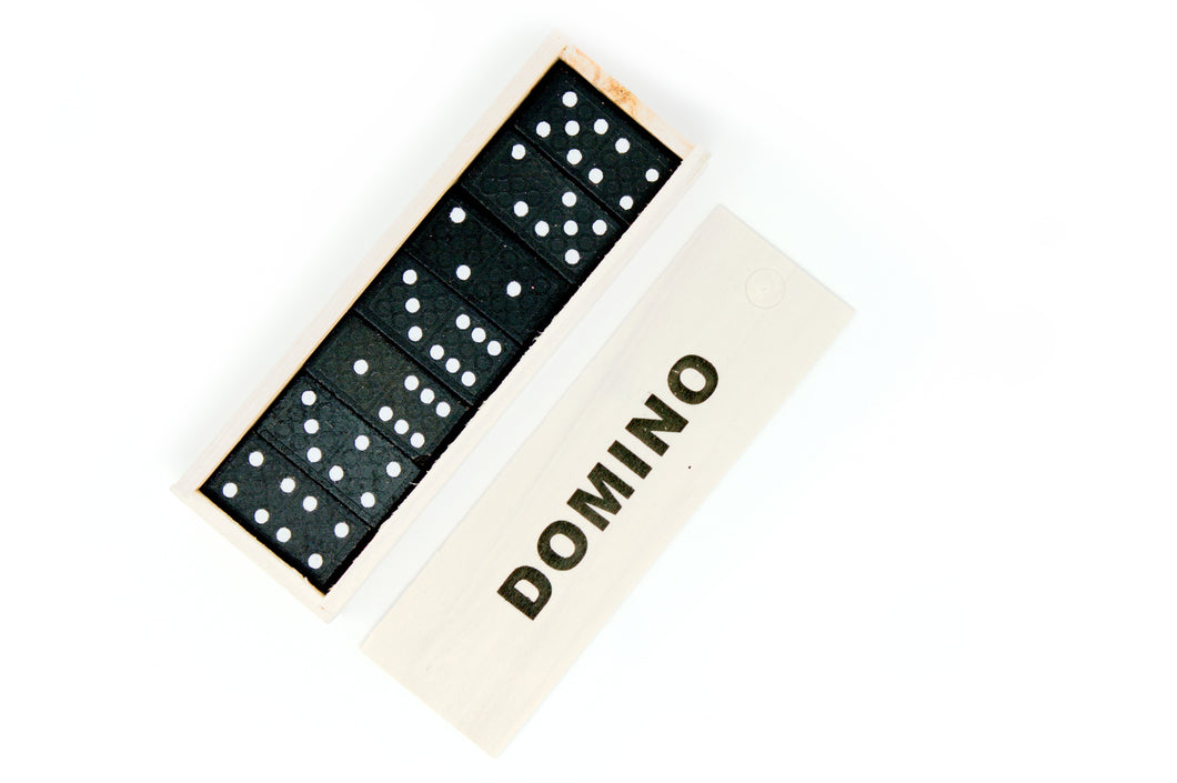 Domino escolar de madera