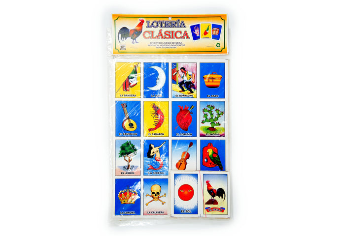 Lotería tradicional mediana economica