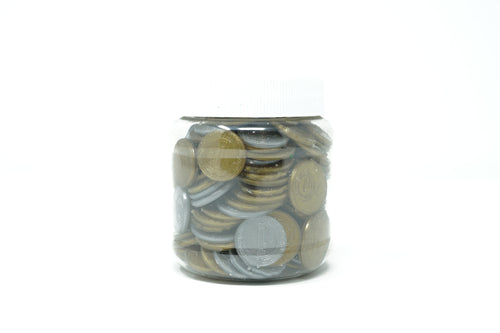 Moneda didáctica mate en bote