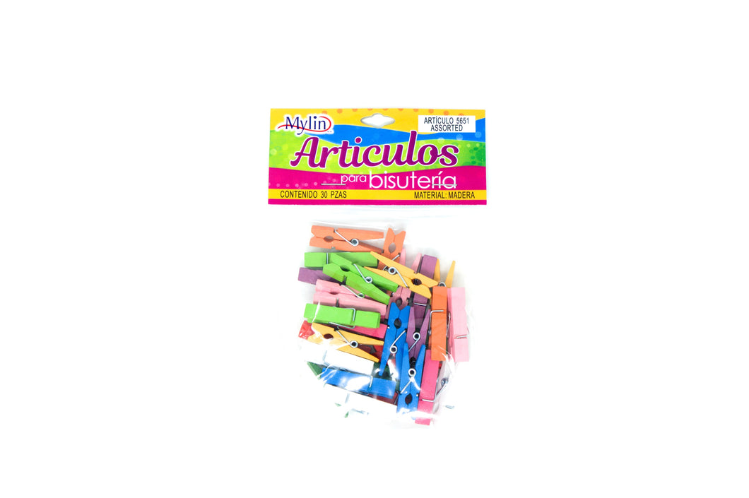 Pinza de madera de colores #2