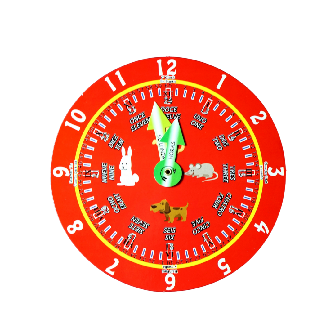 Reloj Didactico Como Hago Un Reloj De Carton Reloj Didáctico De Cartón