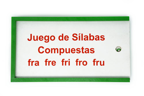 Silabario de madera #2