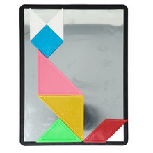Cargar imagen en el visor de la galería, Tangram Magnético con Base Metálica | Marca Mundo Marino