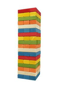 Torre de madera con caja